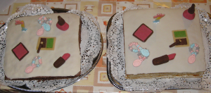 csajos torta1 Cukormáz, fontant